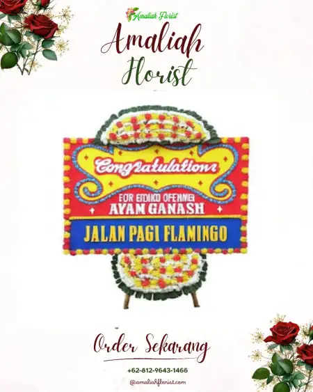 Sewa Papan Bunga Manahan